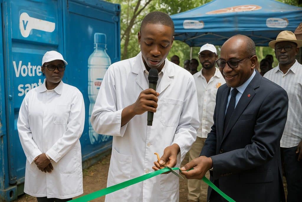 Globaline ouvre un shop d’eau au CHU de Brazzaville