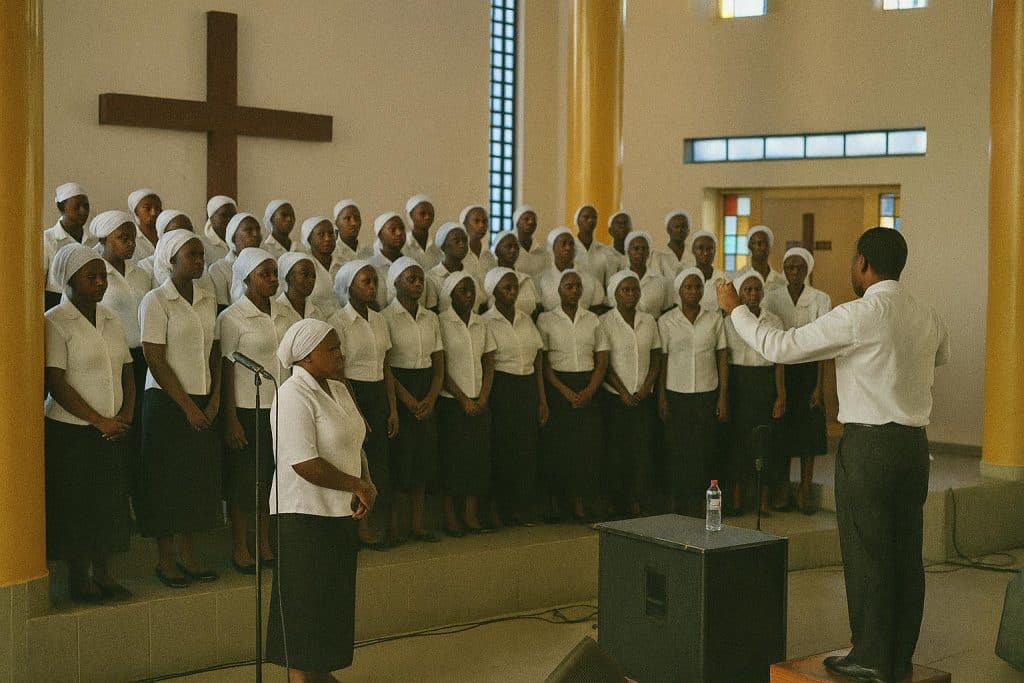 À Moukondo, des sentinelles du gospel affûtent voix, foi et civisme urbain
