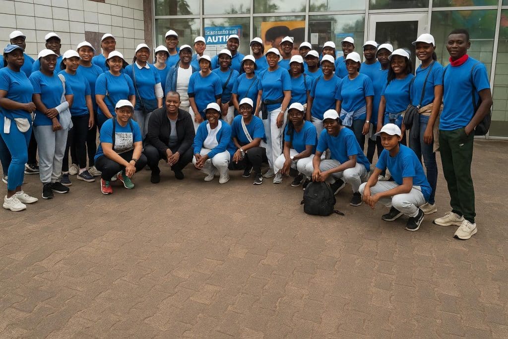 Marche bleue à Brazzaville : l’autisme sort de l’ombre