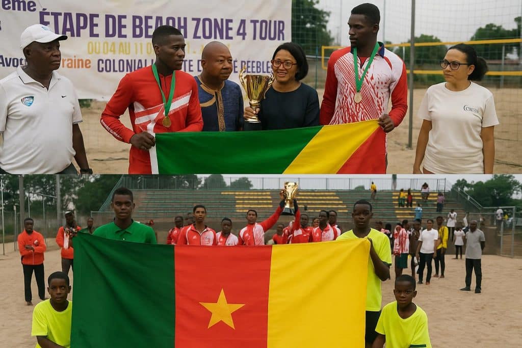 Congo brille à Kintélé : Beach-volley Zone 4 en fête