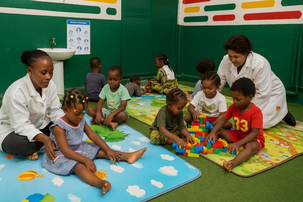 Crèches des marchés : la révolution Mama Mobokoli